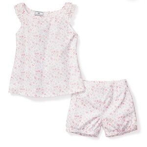 Petite Plume Floral Pink Kids Pajamas